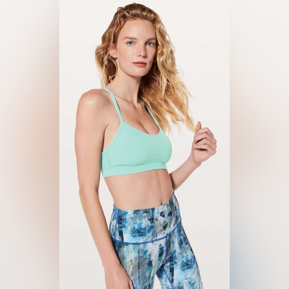 Lululemon Flow Y Bra *Nulu | Washed Marsh | Size 6
